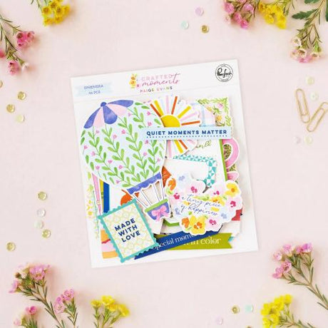 Pinkfresh Studio Crafted Moments Ephemera (46pcs) by Paige Evans (317726)