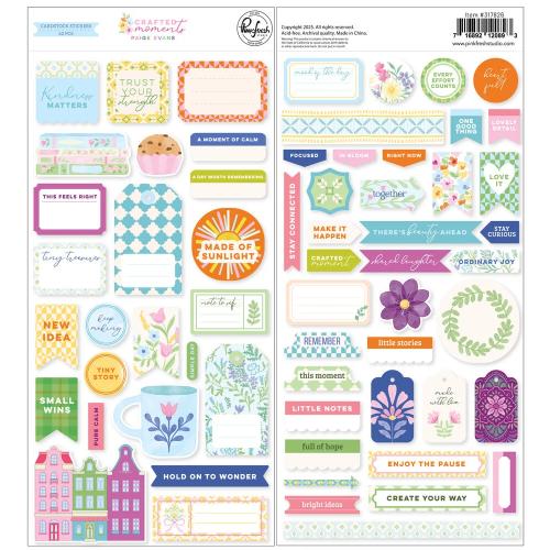 Pinkfresh Studio Crafted Moments Cardstock Stickers by Paige Evans (317826) - Postage as per Actual