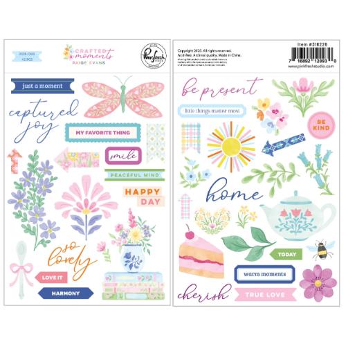 Pinkfresh Studio Crafted Moments Rub-ons by Paige Evans (318226)