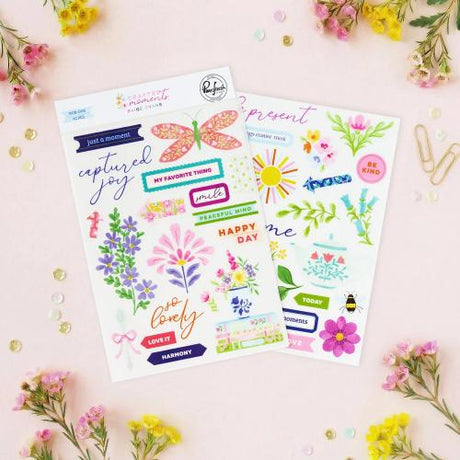 Pinkfresh Studio Crafted Moments Rub-ons by Paige Evans (318226)