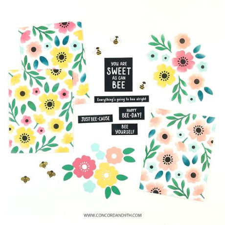 Concord & 9th - Sweet Bee Stencil Pack