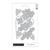 Concord & 9th - Just Say More Dies 13 pieces (Backer: 8.25 x 5.25)