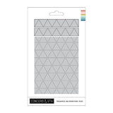 Concord & 9th - Triangle Background Dies 3 pieces (Backer: 8.25 x 5.25)