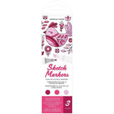 American Crafts Sketch Markers - Dual Tip Alcohol Markers (PINK)