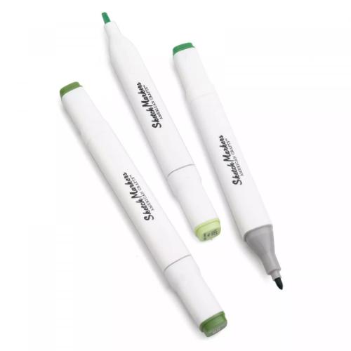 American Crafts Sketch Markers - Dual Tip Alcohol Markers (GREEN)