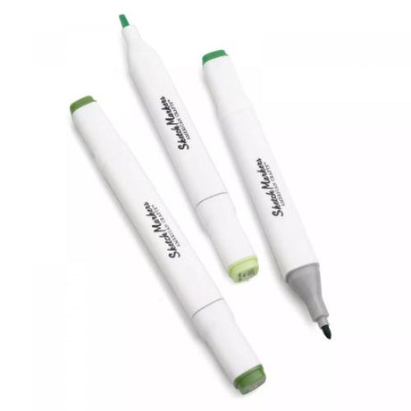 American Crafts Sketch Markers - Dual Tip Alcohol Markers (GREEN)