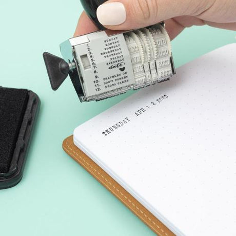 American Crafts Point Planner Roller Stamp-Date