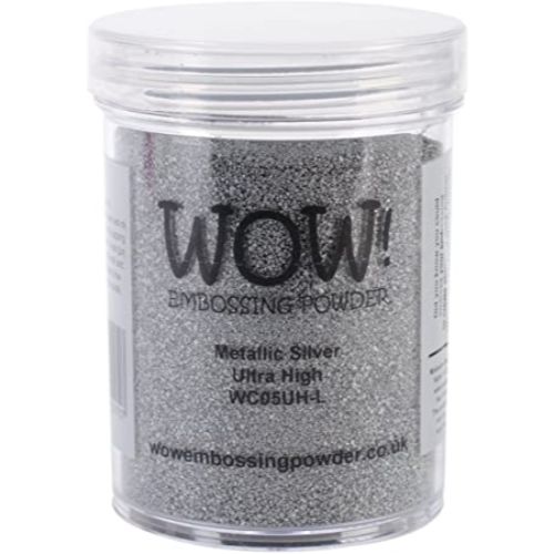 WOW! Embossing Powder 160ml Metallic Silver Ultra High