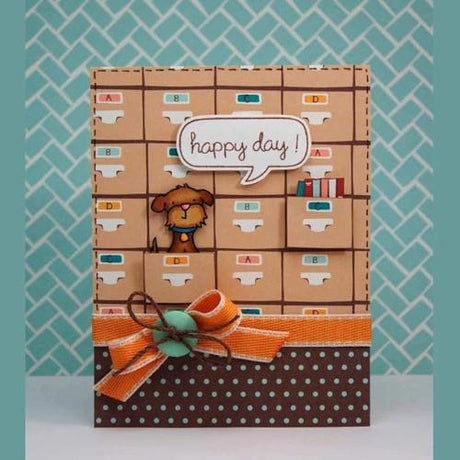 Lawn Fawn - Happy Everything Clear Stamps - Yellowed