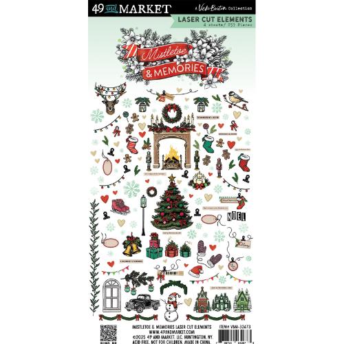 49 And Market Laser Cut Outs-Elements - Mistletoe And Memories - Postage as per Actual