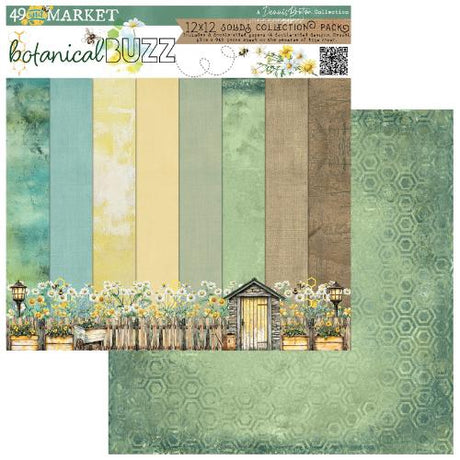 49 And Market Collection Pack 12"X12"-Botanical Buzz Solids - Postage as per Actual
