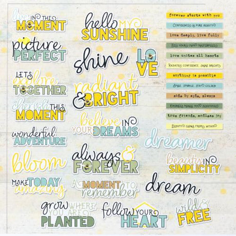 49 And Market Chipboard Set-Botanical Buzz