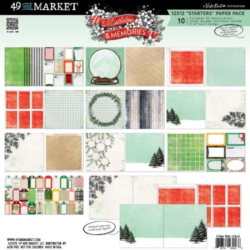 49 And Marekt Starters Collection Pack 12"X12"-Mistletoe And Memories - Postage as per Actual