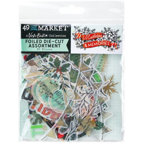 49 And Marketing Die-Cuts-Foiled - Mistletoe And Memories