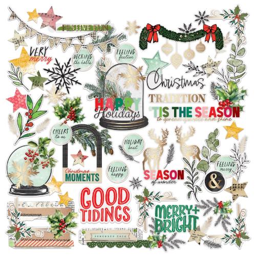 49 And Marketing Die-Cuts-Foiled - Mistletoe And Memories