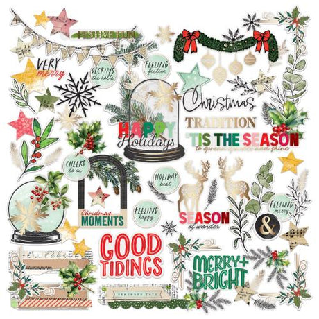 49 And Marketing Die-Cuts-Foiled - Mistletoe And Memories
