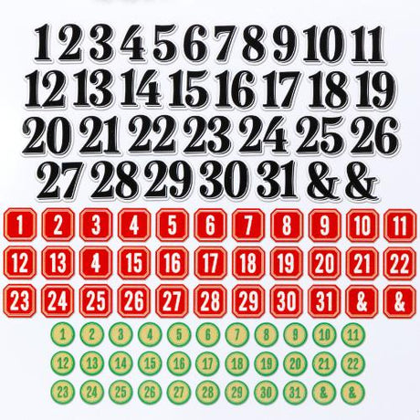 49 And Market Chipboard Set-Bits - Mistletoe And Memories