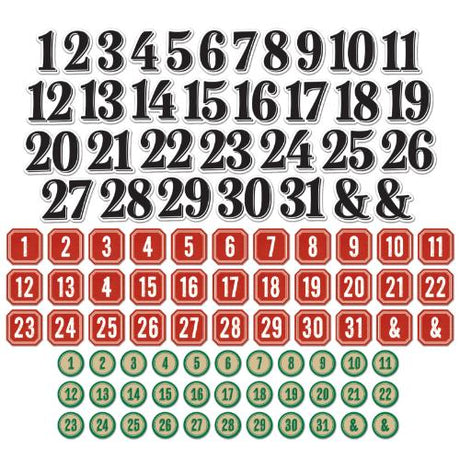 49 And Market Chipboard Set-Bits - Mistletoe And Memories