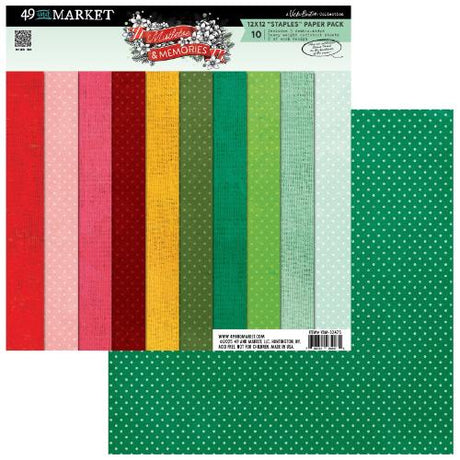 49 And Market Staples Pack 12"X12"-Mistletoe And Memories - Postage as per Actual