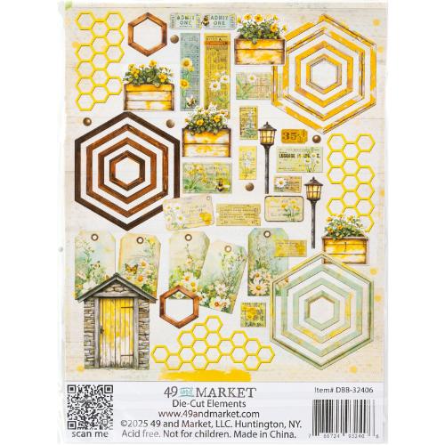 49 And Marketing Die-Cuts-Elements, Botanical Buzz