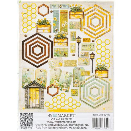 49 And Marketing Die-Cuts-Elements, Botanical Buzz
