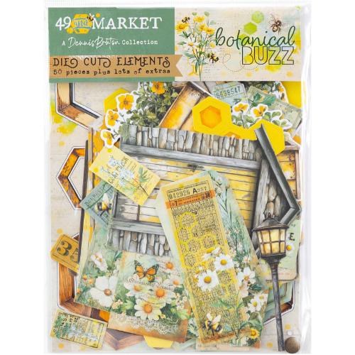 49 And Marketing Die-Cuts-Elements, Botanical Buzz