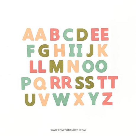 Concord & 9th - All Together Alphabet Uppercase and Lowercase Die Bundle - Postage as per actual