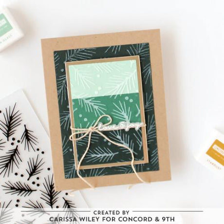 Concord & 9th - Berries & Boughs Embossing Folder