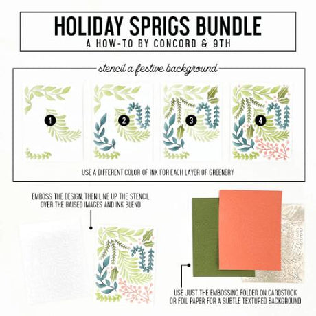 Concord & 9th - Holiday Sprigs Bundle