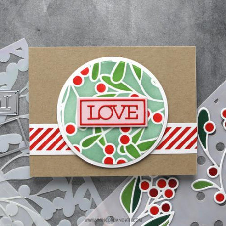 Concord & 9th - Peace Love Joy Frames Dies (set of 6)