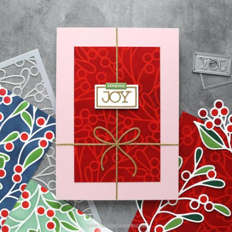 Concord & 9th - Peace Love Joy Frames Dies (set of 6)