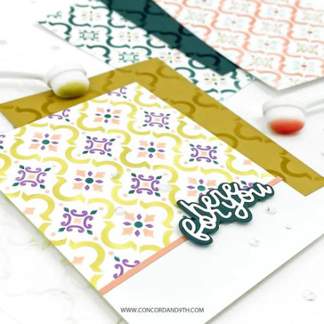Concord & 9th - Cottage Charm Stencil Pack (4 qty; 4.75 x 6)