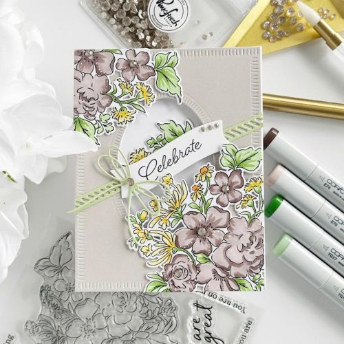 Pinkfresh Studio - Handpicked Flowers stamp