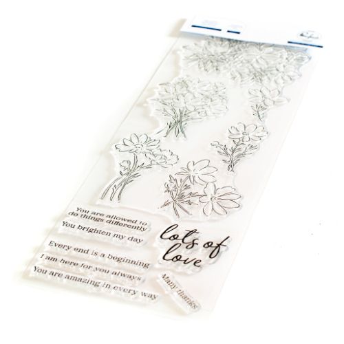 Pinkfresh Studio - Whimsical Blooms stamp