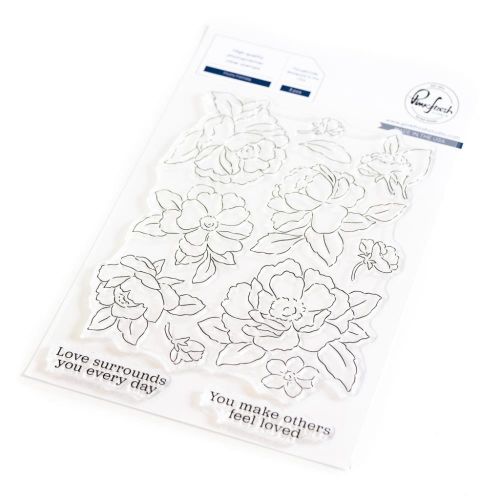 Pinkfresh Studio - Peony Fantasy stamp