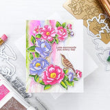 Pinkfresh Studio - Peony Fantasy hot foil