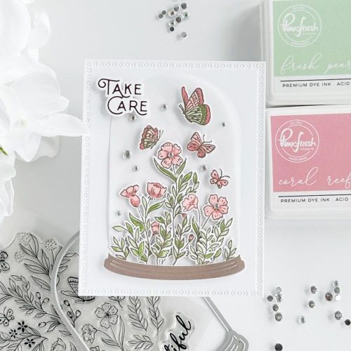 Pinkfresh Studio - Butterfly Garden stamp