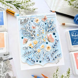 Pinkfresh Studio - Butterfly Garden stamp