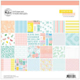 Pinkfresh Studio - Sunshine on my Mind: 12 x 12 Paper Pack - Postage as per Actual