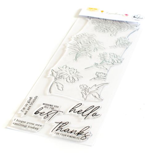 Pinkfresh Studio - Chrysanthemum stamp