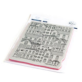 Pinkfresh Studio - Cling Rubber Background Stamp A2 Holiday City View