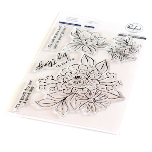 Pinkfresh Studio - Dreamy Florals stamp