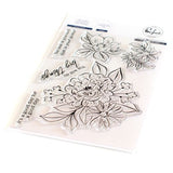 Pinkfresh Studio - Dreamy Florals stamp