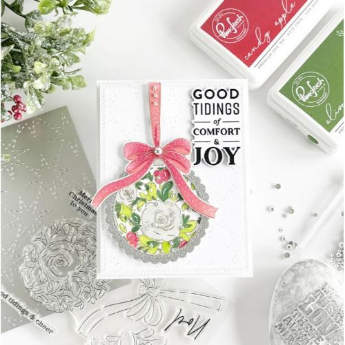 Pinkfresh Studio - Floral Bauble stamp