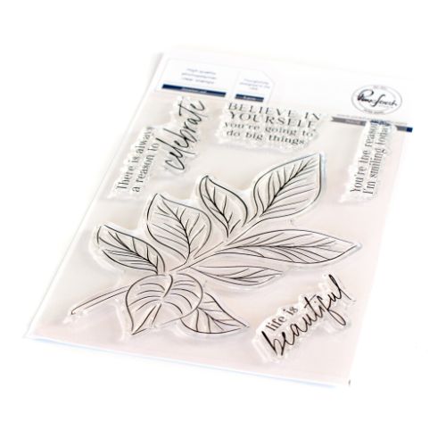 Pinkfresh Studio - Detailed Leaf stamp