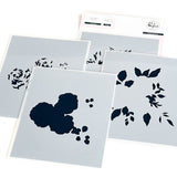 Pinkfresh Studio - Floral Trio stencil