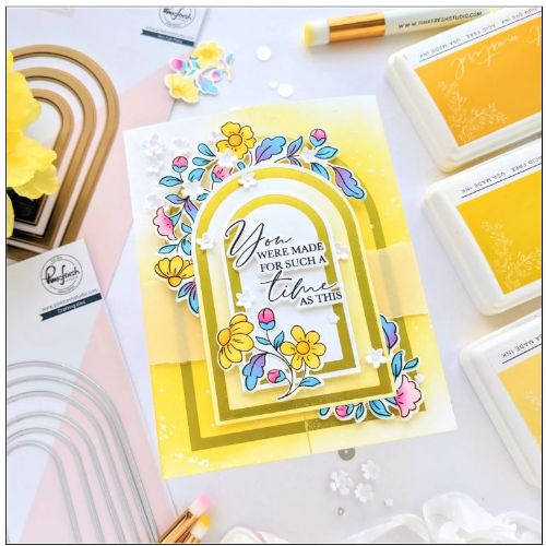 Pinkfresh Studio - Nested Arches foil