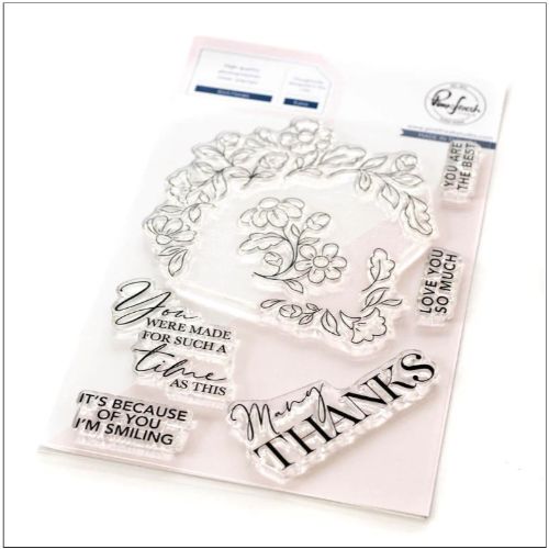 Pinkfresh Studio - Arch Florals stamp