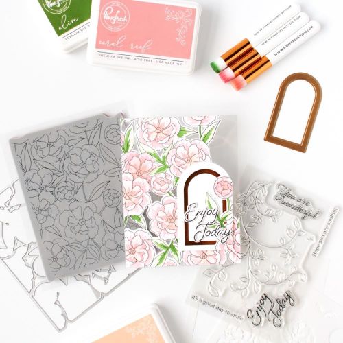 Pinkfresh Studio - Delicate Foliage stamp