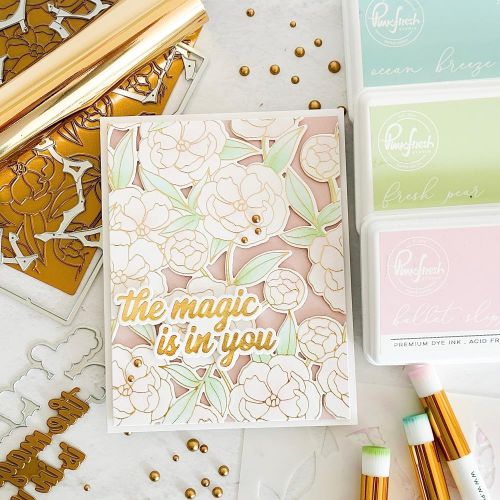 Pinkfresh Studio - Pretty Blossoms hot foil